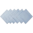 thumbnail image 1 of DII Solid Pastel Napkin Set Cotton, Machine Washable, 20x20 Inch, Light Blue, 6 Count, 1 of 8