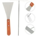 thumbnail image 6 of CIMAXIC Crepe Spreader Batter Spreader Tool Stainless Steel Pancake Shovel 1 Set 9.4x3.1x0.6in, 6 of 8