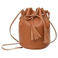 thumbnail image 2 of KEINXS Female Cute Bag Shoulder Messenger Bag Drawstring Bucket Bag Retro Wild Bag, 2 of 2