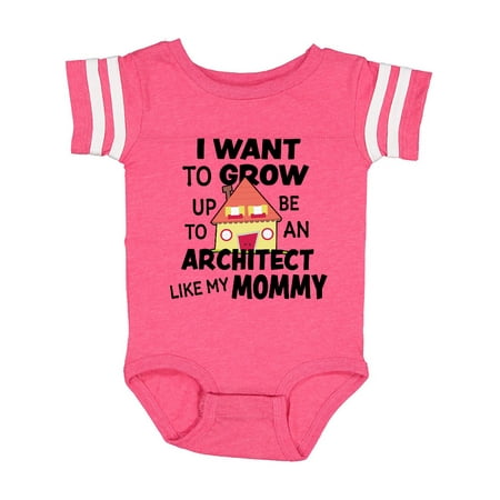 

Inktastic I Want To Grow up To Be An Architect Like My Mommy Gift Baby Boy or Baby Girl Bodysuit