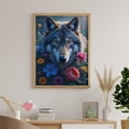 thumbnail image 6 of Diamond Art Kits for Adults, Wolf Among Vibrant Blossoms 5D Diamond Painting Kits for Adults Beginners, DIY Full Drill Diamond Painting, Gem Art and Crafts 12x16, 6 of 7