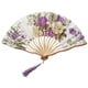 thumbnail image 2 of Abanicos de mano plegables con impresión japonesa para mujer, abanico plegable de bambú con borlas para decoración de paredes, regalos, fotografía de boda, 2 of 8
