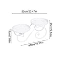 thumbnail image 3 of YuanGuangQ Double Tier Iron Plant Stand, European Style Floor Standing Flower Pot Display Rack, Sturdy Plant Storage Shelf for Living Room Balcony Window Sill Home Use, 3 of 6