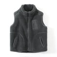 thumbnail image 4 of ANINEO Kids Girls Boys Winter Sleeveless Solid Color Zipper Warm Coat Jacket Warm Clothes, 4 of 4