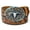 A, variant on Western Belt for Women Men Cowboys Cowgirls Carving Leather Country Belts Bullhead Buckles