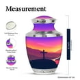 thumbnail image 2 of KARYLIZ Cross Urns - Small Urn for Human Ashes Keepsake - Funeral for Ashes Adult Male - Cremation Funeral for Human Ashes - Funeral for Human Ashes Adult Female - Memorial Combo 1 Large 1 Small, 2 of 2