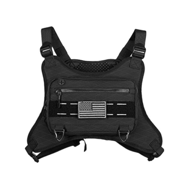 TISHITA Sac de Poitrine de Sport Extérieur avec Fermeture Éclair Lisse pour Marche Exercice Cyclisme Style A