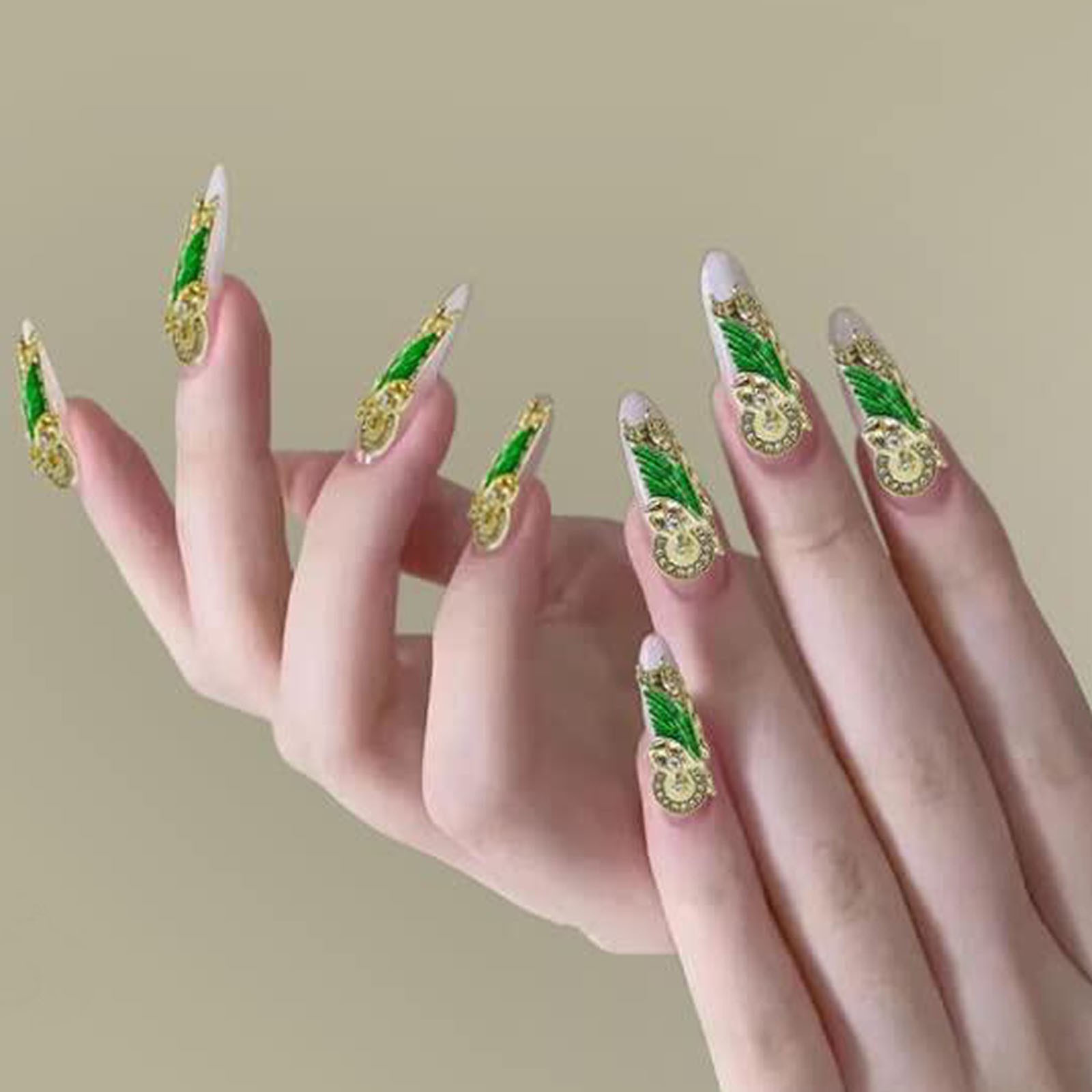 keusn 3d nail diamonds art charms nail gold charms for acrylic nails  rhinestonesnail gems and jewels nail stones design 