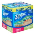 thumbnail image 2 of Ziploc Variety Pack, 120 Snack Bags & 375 Sandwich Bags, 495 Ct, 2 of 7