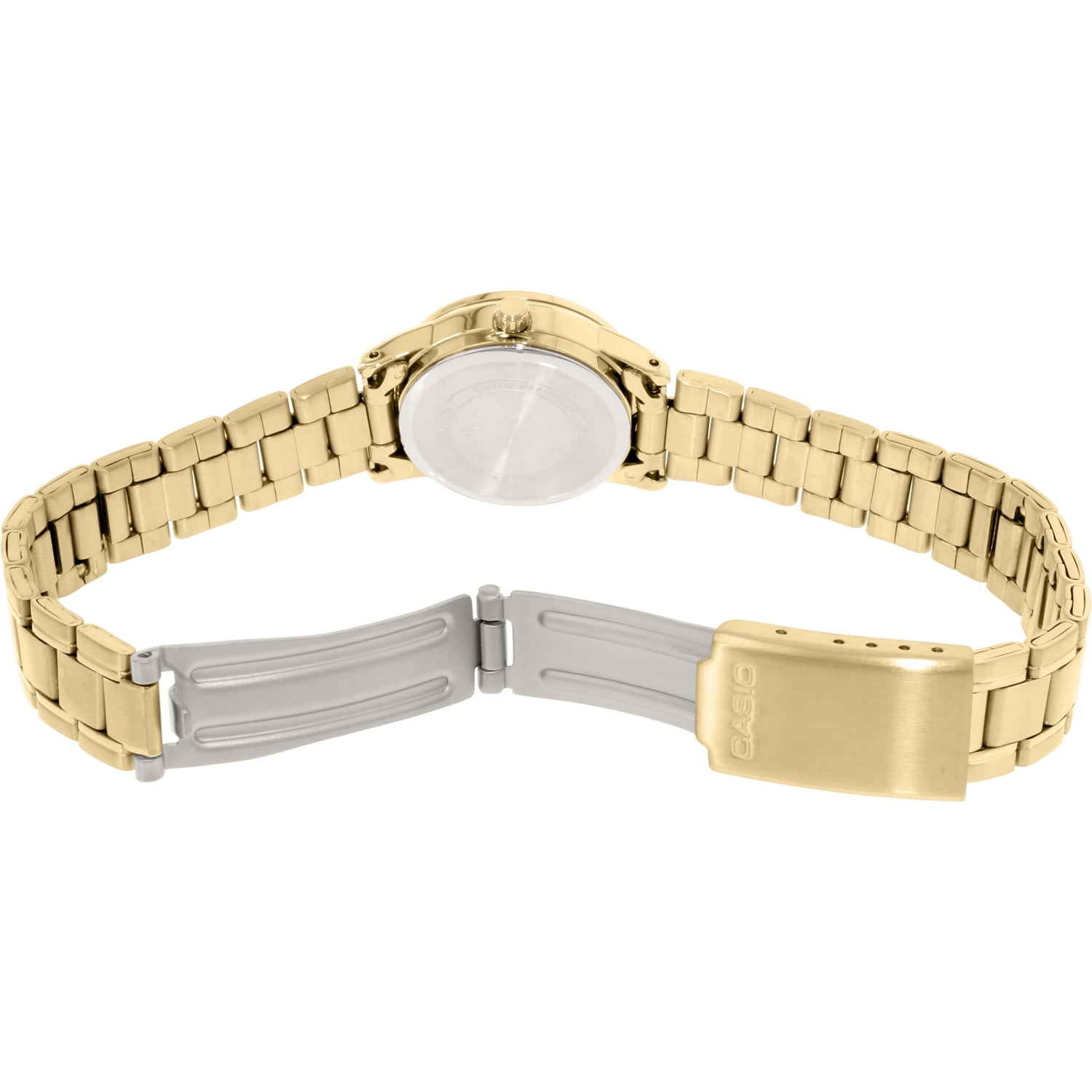 Gold-Tone Stainless Steel Ladies Watch LTP-V002G-9AUDF