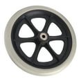 thumbnail image 3 of Roue de Fauteuil Roulant, Roulement à Billes en Métal Pneu de Marche 8 Po pour Remplacement, 3 of 8