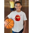 thumbnail image 2 of Hairy Monster Greeting T-Shirt Juniors -Image by Shutterstock,  x-Large, 2 of 4