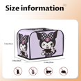 thumbnail image 4 of Funda para tostadora Kuromi de 2 rebanadas, funda protectora contra el polvo y las huellas dactilares, de poliéster, fundas para pequeños electrodomésticos de cocina, 4 of 6