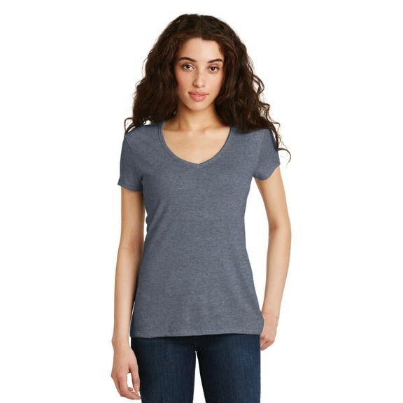 Camiseta con cuello en V Ropa alternativa The Keepsake Vintage Navy XX-Large