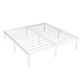 thumbnail image 2 of Merrland 14 Inch Full Size Bed Frame, Heavy Duty Metal Platform with Storage, Steel Slat Support, Easy Assembly, White, 2 of 7