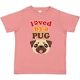 thumbnail image 3 of Inktastic Pug Dog Loved by a Pug Boys or Girls Toddler T-Shirt, 3 of 5