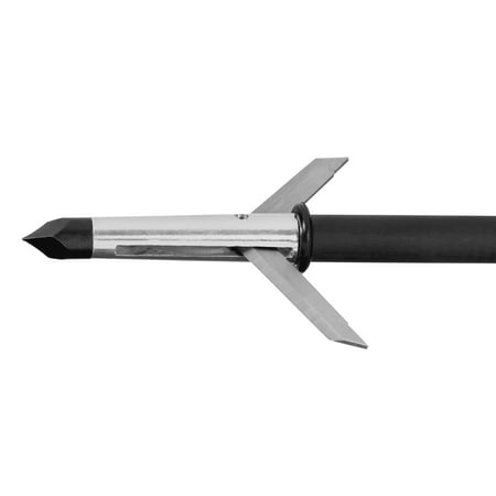 Stryke Expandable Broadheads 4 Count Case Aluminum Mechanical Archery Broadheads 7255A Silver