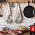 thumbnail image 6 of Happy Easter Kitchen Towels Set of 4, Spring Rabbits Polka Dots Beige Burlap Absorbent Dish Towels for Kitchen, Microfiber Hand Towel, Quick Drying Tea Towel for Cleaning Decorative Dishcloths, 6 of 7