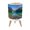 Color 5, variant on Small Trash Can with Lid Serene Autumn River Landscape Golden Trees Reflection 1.8 Gallon Dog Proof Trash Can Round Garbage Can Waste Bin Wastebasket for Bathroom Bedroom Living Room