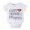 White-02, variant on Baby Boys' Bodysuits Smooth Letter Print Short Sleeve Crew Neck Loose Letter Bodysuit Outdoor Play Outfit