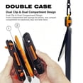 thumbnail image 3 of IP68 Waterproof Phone Pouch Double Space, Floating Waterproof Phone Case with Lanyard for iPhone 17 Pro Max 16 15 14 S26 S25, Phone Dry Bag Vacation Cruise Ship Travel Essentials 7.5'', 3 of 6