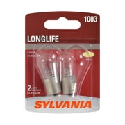 Sylvania 1003 Long Life Automotive Mini Bulb, Pack of 2.