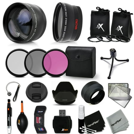 Essential 52mm Accessory Kit for Nikon D5500 Nikon D5300 D5200 D5100 D3300 D3200 D3100 D750 D7100 D7000 D810 D800 D610 D600 1 V1 D4 D4S D3 D3X D3S DSLR Cameras - Includes: High Definition Wide Angle (Best Accessories For Nikon D3100)