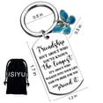 thumbnail image 2 of Isiyu Lightweight Friendship Message Keychain, Silver, 1 Count Key Chain, 2 of 7