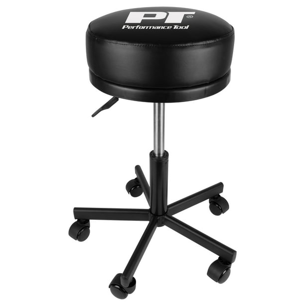 Pneumatic Rolling Stool, Best Garage Stool With Wheels
