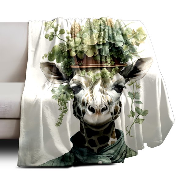 Throw Blanket Soft Plush Fleece Blanket 30In × 39In Home Decor Cozy Camping Blanket for Gift Bedding Essentials