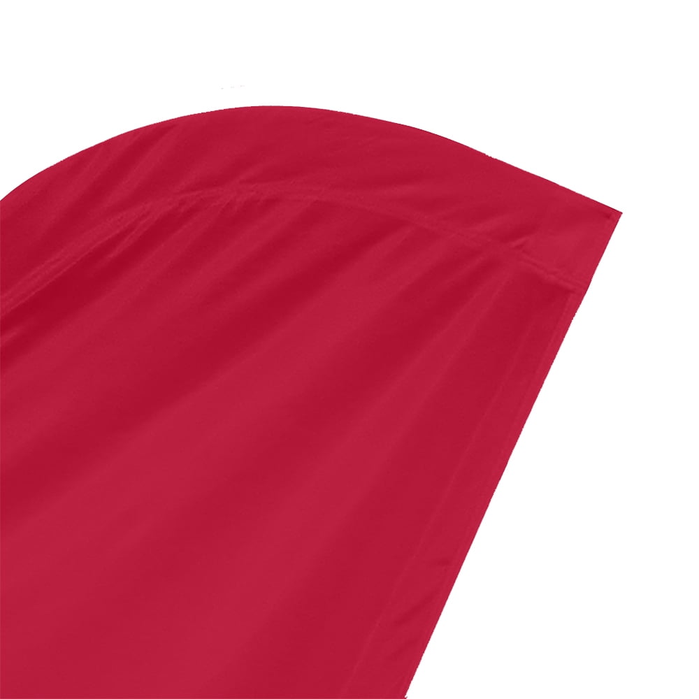 Vispronet - Red Solid Feather Flag Kit - 13.5ft Knitted Polyester Swooper Flag with Pole Set and Ground Spike - Dyed in The USA