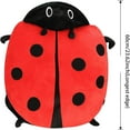thumbnail image 3 of Wearable Ladybug Pillow, Lady Bug Wearable Pillow, 60cm Big Bug Wearable Pillow, Plush Giant Ladybug Warm Sleeping Pillow, Stuffed Plush Blanket Pillow, Cute Warm Sleeping Wearable Pillows Plush, 3 of 7