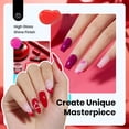 thumbnail image 4 of Set de esmaltes de uñas en gel Beetles Hema Free Red, 6 colores, 90 ml, 4 of 7