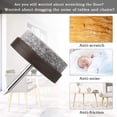 thumbnail image 5 of 50 PCS Furniture Felt Pads 21mm Felt Slides Pads Chair Sliders for Hardwood Floors Non-Slip Chair Glides Chair Leg Floor Protectors with 4mm Thick Felt for Chairs Parquet Laminate, Round, 5 of 5