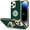 Midnight Green, variant on Case for iPhone 14 Pro Max Case with Ring Stand [360° Rotatable Ring Holder Magnetic Kickstand] [Support Car Mount] Transparent Hard PC Cover Shockproof Protective Phone Case, Clear