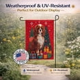 thumbnail image 5 of Cavalier Spaniel Holiday Christmas Garden Flag 11.25 in x 15.5 in, 5 of 7