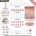 Happy First Birthday Decorations For Girls (53 Piece), Baby One Cake ...