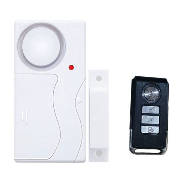 Gkeoshab Arrêt de Porte Alarme de Porte Sans Fil avec Télécommande Alarme d'Ouverture de Fenêtre Capteur Domestique Alarme de Piscine Maison et Jardin