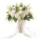 thumbnail image 1 of Ramo de novia artificial con flores para boda, fiesta, boda Blanco, 1 of 6