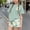 Green, variant on 2 Piece Girls Short Sleeve Tee and Shorts Set Summer Crewneck Tee Shirts with Stretch Soft Elastic Waist Shorts Purple Size 4-5 Years