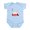 Sky Blue, variant on CafePress - Mochi Love - Baby Light Bodysuit, Size Newborn - 24 Months