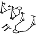 thumbnail image 1 of QinaQin Support de Roue avant de Moto, Levage Réglable de 850 Lb avec Ajustement de Type U/L, Roulettes Doubles et Coussinet Antidérapant pour Vélos de Sport, Vélos d'Essai et Trottinettes, 1 of 7