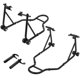 thumbnail image 1 of QinaQin Soporte delantero para motocicleta, capacidad de 850 lb, elevador ajustable tipo U y L con ruedas dobles y base antideslizante para mantenimiento o resguardo, 1 of 7