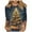 Navy 01, variant on Womens Christmas Tops 3/4 Length Sleeve Round Neck Xmas Tree Print Graphic Tee Shirts Holiday Casual T-shirt (S, Black 02)