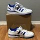 thumbnail image 4 of Adi - das Originals Forum Low Top Blue White Sneakers Men's Size 12 FY7756 ??, 4 of 6