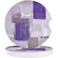 thumbnail image 1 of FMSHPON Purple Paint Abstract Wall Graffiti Set of 6 Car Coaster for Drinks, Absorbent Ceramic Stone Coasters Cup Mat with Cork Base for Home Kitchen Room Coffee Table Bar Decor, 1 of 5