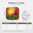 thumbnail image 3 of Windshield Sun Shade, Rose Psychedelic Foldable Car Sun Shade Windshield for Front, 2 Pieces, 3 of 7
