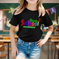 thumbnail image 2 of TZEWGL Summer Short Sleeved Soft Graphic Prints Basic Tees For Child Clothing For Newborns size 11-12T, 2 of 5