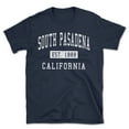 thumbnail image 1 of South Pasadena California Classic Established Men's Cotton T-Shirt, 1 of 1