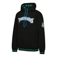 thumbnail image 2 of Unisex Mitchell & Ness Black Minnesota Timberwolves Vintage Heavyweight Hoodie, 2 of 6
